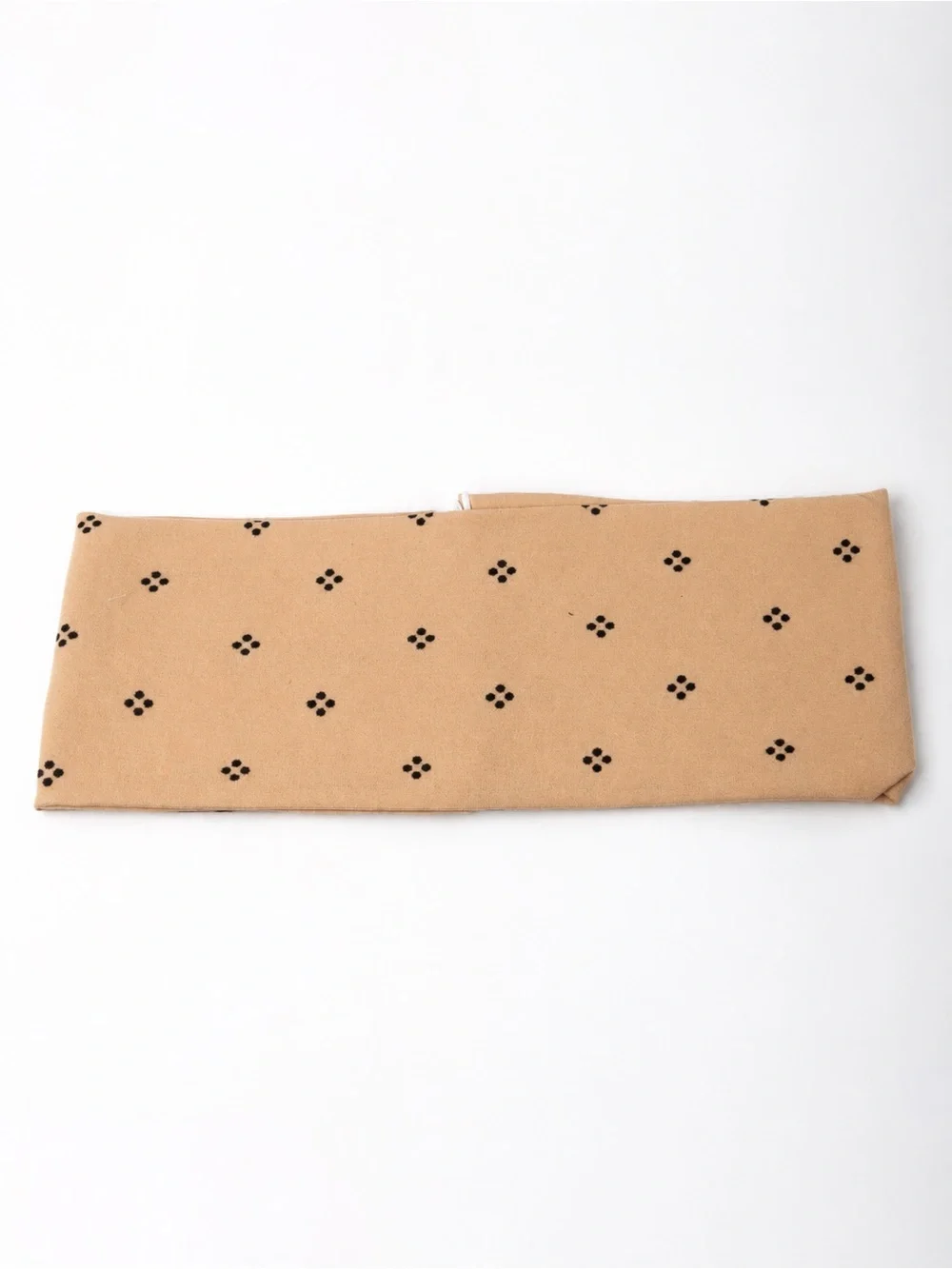 Ry-Bandz Beige Print Stretch Headband | Boho Neutral Athletic Hair Band